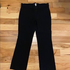 Black pull on Dress Pants. 12 petite short